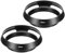 PATIKIL Paraluce 58mm 2pz Paraluce Interno Cavo Antiriflesso Superficie Opaca Ventilata Standard Obiettivo Fotocamera Universale Nero