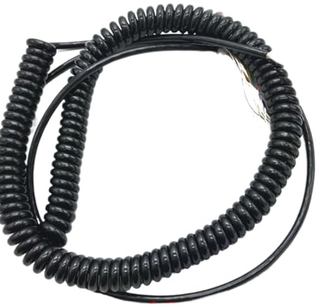 Kabel flexibel CNC-Handrad-Abschirmungskabel, 7 Adern bis 26 Adern, 4 Meter, 6 Meter, industrieller manueller Generator, Spiralfeder, Spiraldraht Verlängerungsstecker(Color:16 cores Stretch 4 meters)