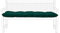 Gardenista Bankauflage 110x45x5 cm Sitzkissen Outdoor & Indoor, Bankpolster,Bankauflage Stuhlkissen Wasserabweisende rutschfeste Bankkissen Polsterauflage Auflage für Gartenbank (Grün)