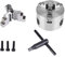 K11-80 Drehfutter, 3 Zoll, 3 Backen, Selbstzentrierendes Metall-Drehfutter mit Zusätzlichen Backen, Innen- und Außenschleifen für Drehmaschinen, Bohr- und Fräsmaschinen