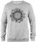 Pinitotee Pilzring Unisex-Pullover Mit Rundhalsausschnitt In Grau