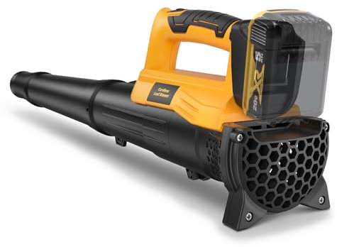 Soffiatore per foglie senza fili per batteria Dewalt da 20 V, 400 CFM, soffiatore elettrico per foglie con motore in rame e modalità di attesa, protezione della batteria per la cura del prato/cortile
