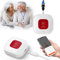 Ainiv WiFi Smart Senioren Notruf SOS Notrufknopf, Hausnotruf Senioren Notfallknopf Alert System für ältere Patienten Behinderte, Kompatibel mit Tuya Smart/Smart Life (Unterstützt Wi-Fi 2.4GHz)