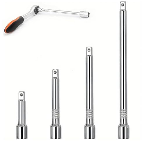 Kippverlängerungs Satz Steckschlüssel-Verlängerungen 4-tlg.Verlängerungs Satz 1/4 Zoll Antrieb(50,75,100,150mm