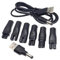Cavo di alimentazione USB 5521 8 pezzi, adattatore USB da 5 V, cavo di ricarica, convertitore CC, compatibile con Philips, tagliacapelli, rasoi, tutti i tipi di rasoio