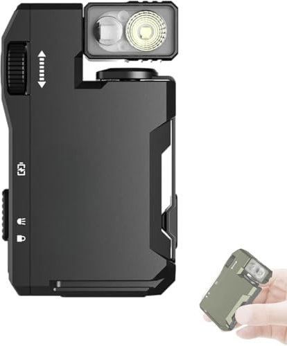 G5 Rechargeable Edc Flashlight, 400 Lumens Dual Light Sources Mini Flashlight With Light, Magnetic Keychain Flashlight For Outdoor Home Emergencies,Black