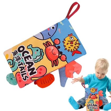 Xinhuju Weiches Babybuch - Aktivitatsbuch | Früherziehungsspielzeug Kindergarten Aktivitäten Für Krippe Und Reisen Mädchen Kinder Alter 0-3 Jahre