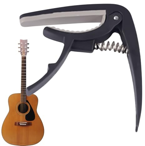 Capo de Guitare | Outils d'Apprentissage de Guitare - Pince d'Entraînement Réglable et Pratique pour Débutants Amis Élèves en Cours de Musique