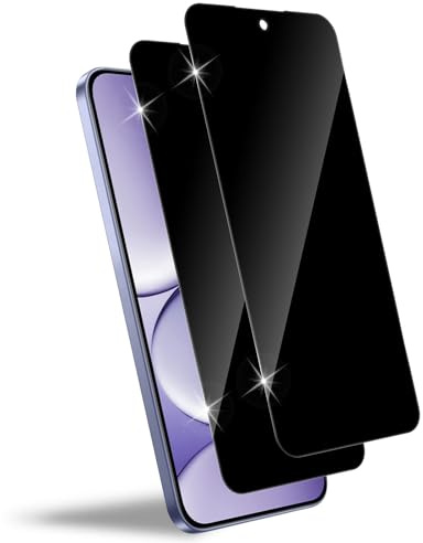 HidWee 2 Stück Sichtschutz kompatibel mit Xiaomi Redmi Note 15 Pro 5G für Panzerglas, 9H Härte Privacy Panzer Schutz Glas, Blasenfrei Anti-Kratzen Privatsphäre Anti-Spy Schutzfolie