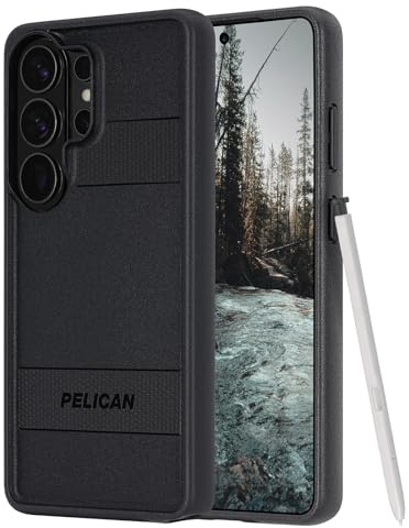 Pelican Protector Samsung Galaxy S26 Ultra Case [Magnetic and Wireless Charging] Rugged Phone Cover with 16ft Military-Grade Drop Protection - Heavy Duty Case for Samsung Galaxy S26 Ultra 6.9 - Black