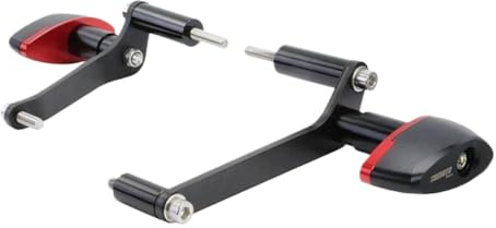 Barra Protectora de Parachoques de Aluminio con Bola anticaída y Adhesivo para Z900(Red)