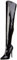 Pleaser - Dom3000/B, Stivale da donna, Colore Nero, Taglia 43