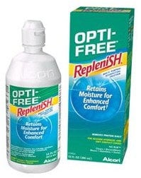 Opti-Free Replenish Solution for Contact Lenses - 2 X 10 Oz
