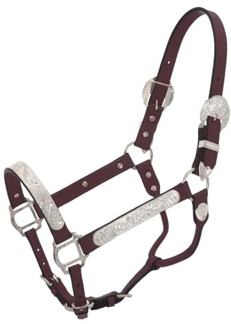 Royal King Silver Show Halter - Dark Oil