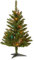 National Tree Company Kingswood Künstlicher Mini-Weihnachtsbaum mit bunten Lichtern und Ständer, 91 cm, Grün