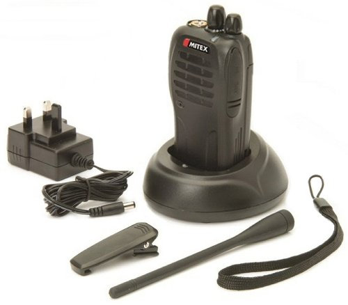 Mitex General UHF Walkie Talkie Two Way Radio - Single Pack