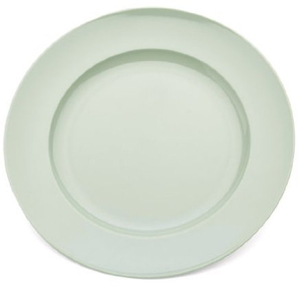 Harfield Polycarbonate Plastic Dinner Plates 24cm Grey GreenPack of 2