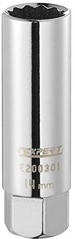 Expert E032101 Spark Plug Socket Wrench 1/2 Inch, 16 mm