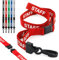 CKB Ltd® 20x Red STAFF LANYARDS Breakaway Safety Band Halsband Plastik-Clip For ID Card Ausweiskartenhalter Schlüsselband mit Sicherheitsverschluss Schlauchband Holder Für Veranstaltungen Events Ausweise Messen Namensschilder
