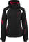 Bergson SNOWTASTIC | Damen Skijacke, wattiert, 20000mm Wassersäule, Black/Chinese red [9014], 38 - Damen