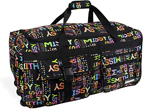 normani Sport und Reisetasche 80-120 Liter - Trolley wasserabweisend reißfest leicht und robust - 2/3 Rollen und verstärkter Boden Missy / 80 Liter XXL
