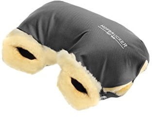 Hofbrucker Lammfell-Handwärmer für Kinderwägen-Grau - Made in Germany