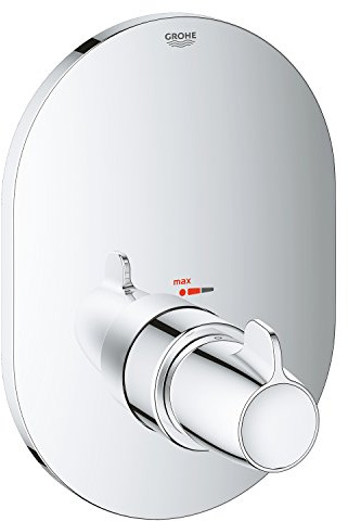 GROHE Grohtherm Special Thermostat Zentralarmatur (ergonomischer Flügelgriff, voreinstellbarer Sicherheitsendanschlag zwischen 35°C und 43°C, langlebig), chrom, 29096000
