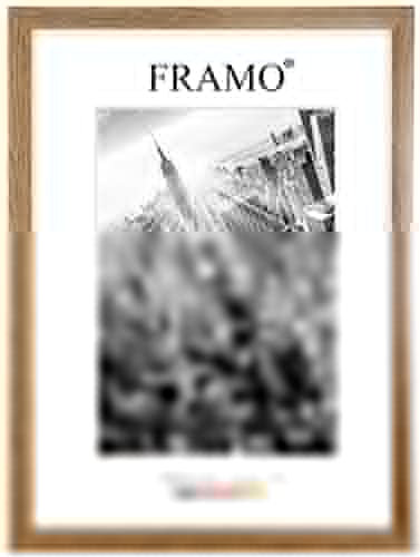 FRAMO Cadre Photo en Bois 46 x 33 cm sur Mesure - Chêne Rustique | Couleur/Taille sélectionnable | Verre Acrylique antireflet | Cadre pour Puzzle | Photos | Affiche