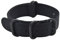 ArtStyle Armbanduhr Band mit dicken Nylon Material Riemen und High-End Schwarz Schnalle (matt Finish), Herren, schwarz