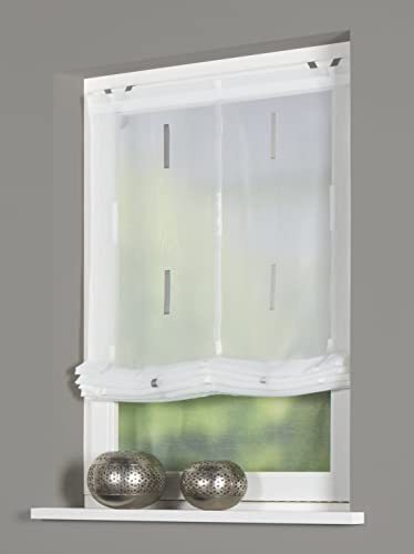 Home fashion 069834-0160 Stein 130/80 cm Raffrollo, Stoff, Stein, 130 x 80 cm