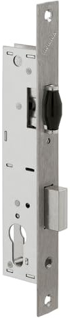 METALUX Série 880 - Serrure à encastrer Rouleau et Pêne dormant Condamnation à clé Compatible cylindre européen DIN pour Porte de magasin ou lieu public (Coffre 39 mm)