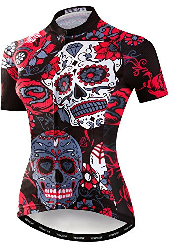 Frauen MTB Fahrrad Radfahren Jersey Kurzarm Tops Atmungsaktiv Mountain Road Fahrrad MTB Shirts