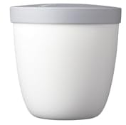Mepal - Snackbox Ellipse - Lebensmittelbehälter zum Aufbewahren und Transportieren von Snacks - geeignet für Gefrierschrank, Mikrowelle & Spülmaschine - 500 ml - White