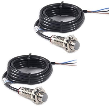 Hailege 2pcs NJK-5002C Hall-Effekt-Sensor-Näherungsschalter NPN 3-Draht normalerweise offen