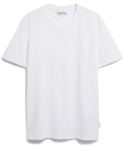 ARMEDANGELS Herren Heavyweight T-Shirt aus recycelter Baumwolle MAARKOS Relaxed Fit White