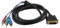 Ruilogod 1,8 m 5.9ft DVI-I 24 + 5 PIN a 3 Dispositivo di connessione video audio M/M RGB Video Component Cavo