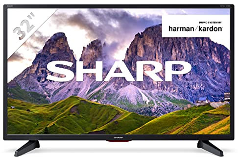 Sharp 32EA6E - TV 32 Pulgadas 32 (resolución 1368 x 720, 3X HDMI, 2X USB) Color Negro