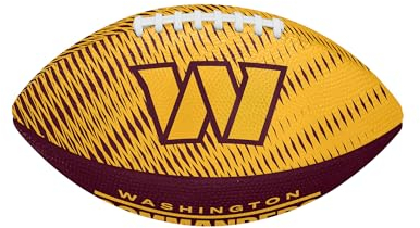 Wilson American Football NFL Team Tailgate, Gummi, Burgunderrot / Gold