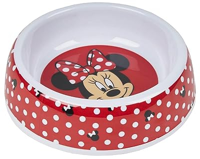 CERDÁ LIFE'S LITTLE MOMENTS - Mangeoire pour Chiens Minnie - Licence Officielle Disney - Nourrissez Votre ami à Fourrure avec Style Disney