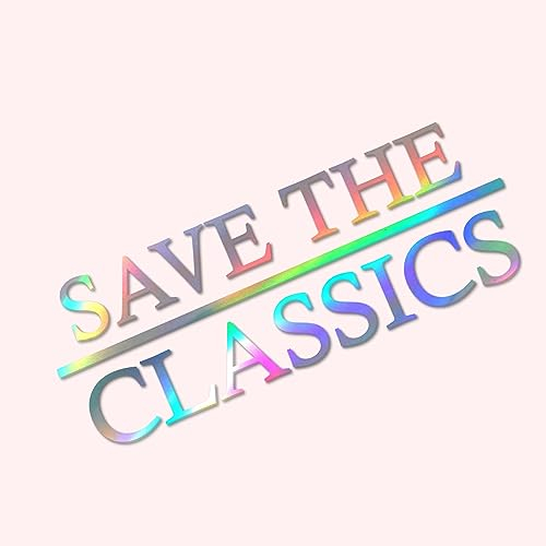 Save The Classics - Auto Aufkleber Sticker Autoaufkleber Decal Tuning Oldtimer Altes Auto Youngtimer Verbrenner Motor (oilslick Hologrammfolie)