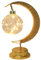 LED-Mondlicht-Tischlampe, verzauberte Mondstern-Lampe, dekorative Kugel-Lampe, batteriebetrieben, Schlafzimmerlicht, magisches Mond-Nachtlicht, Sternennachtlampe (K)