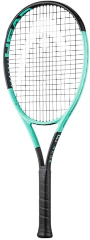 HEAD Unisex-Youth Boom Jr. 2024 Tennisschläger, Schwarz/Mint, 9-11 Jahre