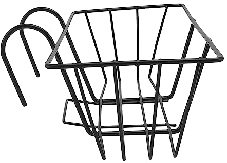 SEWOART 1Stk weißer Aufhänger dekorative Vasen Körbe zur Wandmontage Zaun Töpfe für Pflanzen Pflanzendekor Geländer Blumenhalter dekorativer Bonsaihalter Mauer Pflanzenständer Kleiderbügel