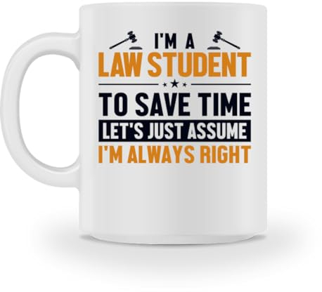 Estudiante de derecho Supongamos que tengo razón Estudiante de Derecho de la Universidad - Taza -M-White
