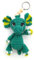 Schlüsselanhänger Drache | gehäkelte Drache | Taschenbaumler | Kuscheltier Drache | Geschenk zum Geburtstag | Geschenk zur Einschulung (Dunkel/Hell Grün)