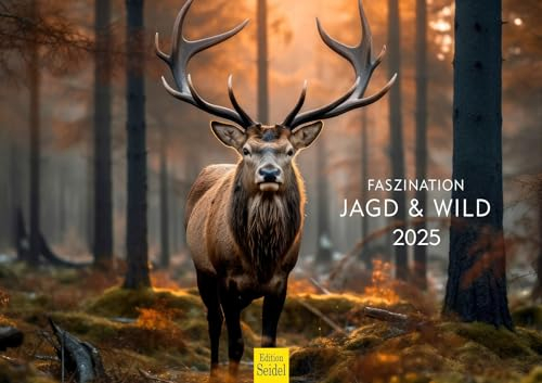Edition Seidel Premium Kalender Faszination Jagd & Wild 2025 DIN A3 Wandkalender Natur Tiere Fuchs Hirsch Wildschwein Wildtier Waldtier Revier