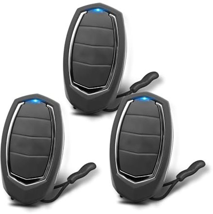 Wvoillty 433,92 MHz Telecommande Portail,Lot de 3 Telecommande Porte de Garage Compatible avec MOTORLINE Falk MX4SP MXS4SP MX5SP RCM DSM,4 Canaux