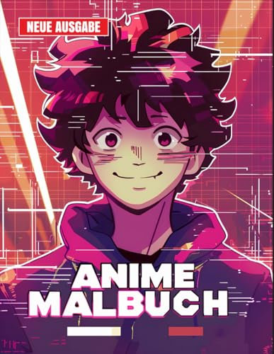 Anime Malbuch: 50+ Anime-Jungen-Malvorlagen | Perfekt für Kinder im Alter von 6-12 Jahren und junge Künstler.