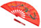ABOOFAN Lot De 2 Éventails Chinois Géants Pliables en Forme De Dragon Rouge pour Festival