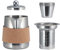 Service à thé - Véritable kung fu téware, set à thé chinois moderne | en céramique artisanale, gaiwan en porcelaine, plateau à thé en bois, kit complet